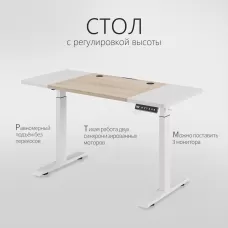 Стол компьютерный с подъемным механизмом регулируемый по высоте  с двумя моторами 1SJ01166