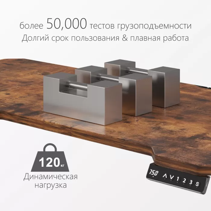 Стол компьютерный с подъемным механизмом регулируемый по высоте  с двумя моторами 1SJ01160