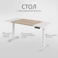 Стол компьютерный с подъемным механизмом регулируемый по высоте  с двумя моторами 1SJ01174